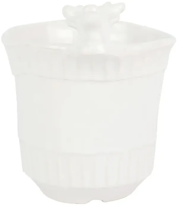 Pietra Natale Utensil Holder, White
