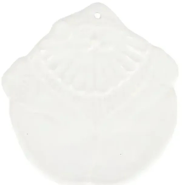 Pietra Natale Figural Santa Ornament - White - VIETRI