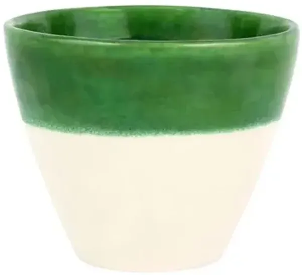 Viva Garden Reactive Cachepot - VIETRI - Handcrafted - Green