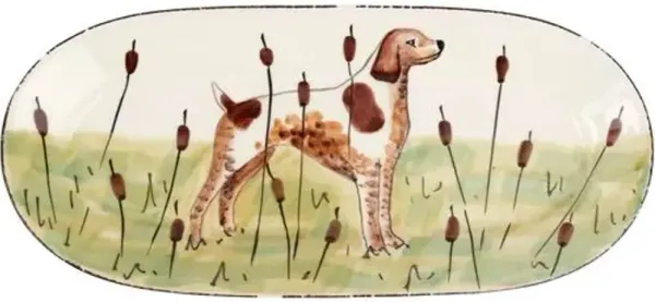 Wildlife Spanial Oval Plattercolor - VIETRI - Multi