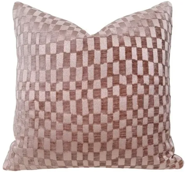 Checkmate 20x20 Velvet Pillow - Kim Salmela