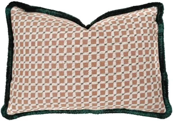 Capri 14x20 Lumbar Pillow w/ Fringe Trim