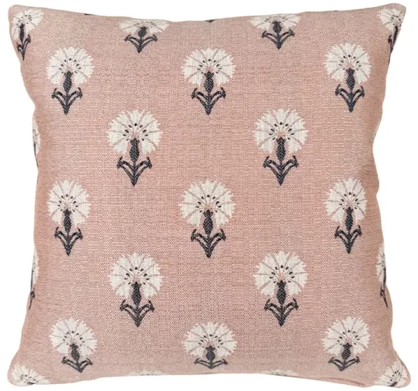 Mira Floral Indoor/Outdoor 20x20 Pillow, Sunbrella