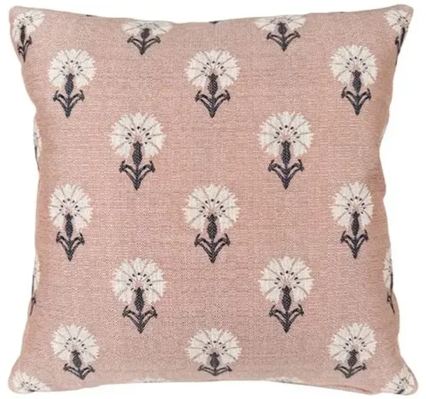 Mira Floral Indoor/Outdoor 20x20 Pillow - Sunbrella - Kim Salmela