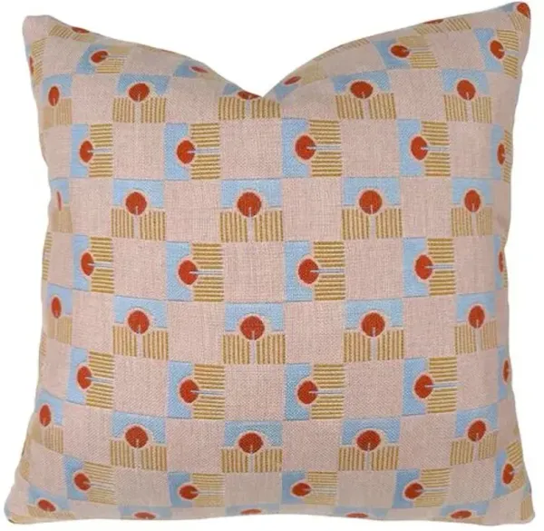 Lollipop Indoor/Outdoor 20x20 Pillow - Rose Sunbrella - Kim Salmela