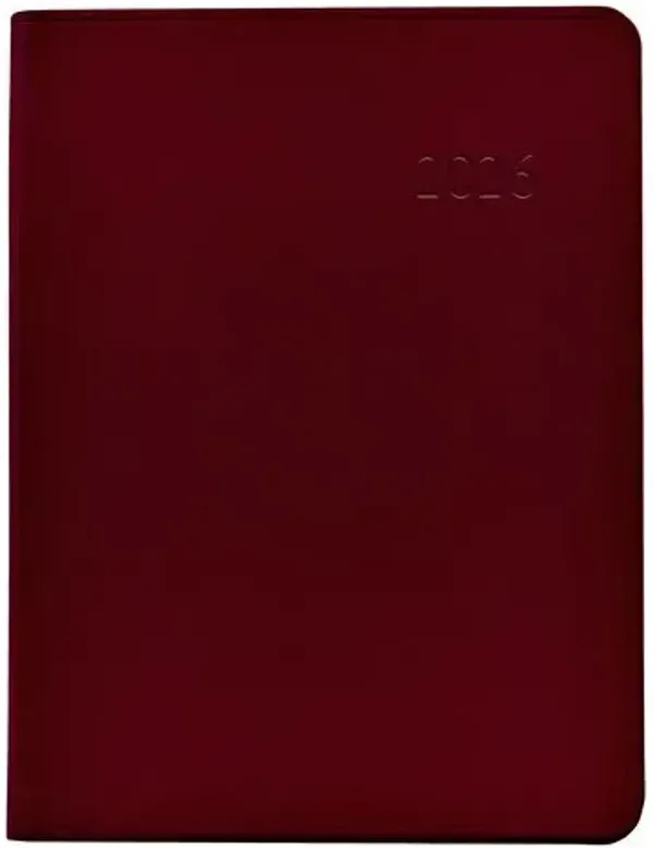 2026 Datebook Desk Diary - Red