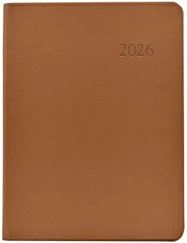 2026 Datebook Desk Diary - Beige