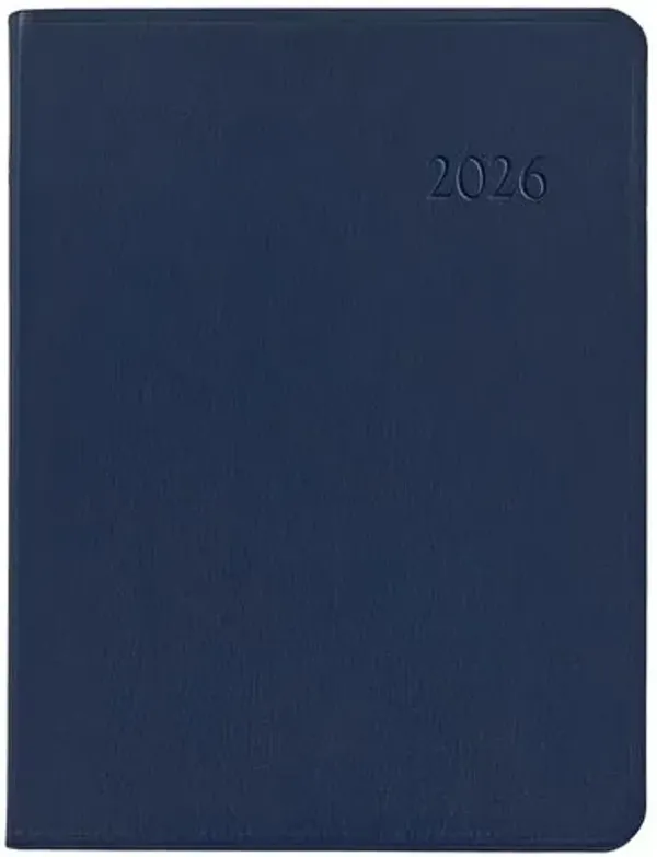 2026 Datebook Desk Diary - Blue