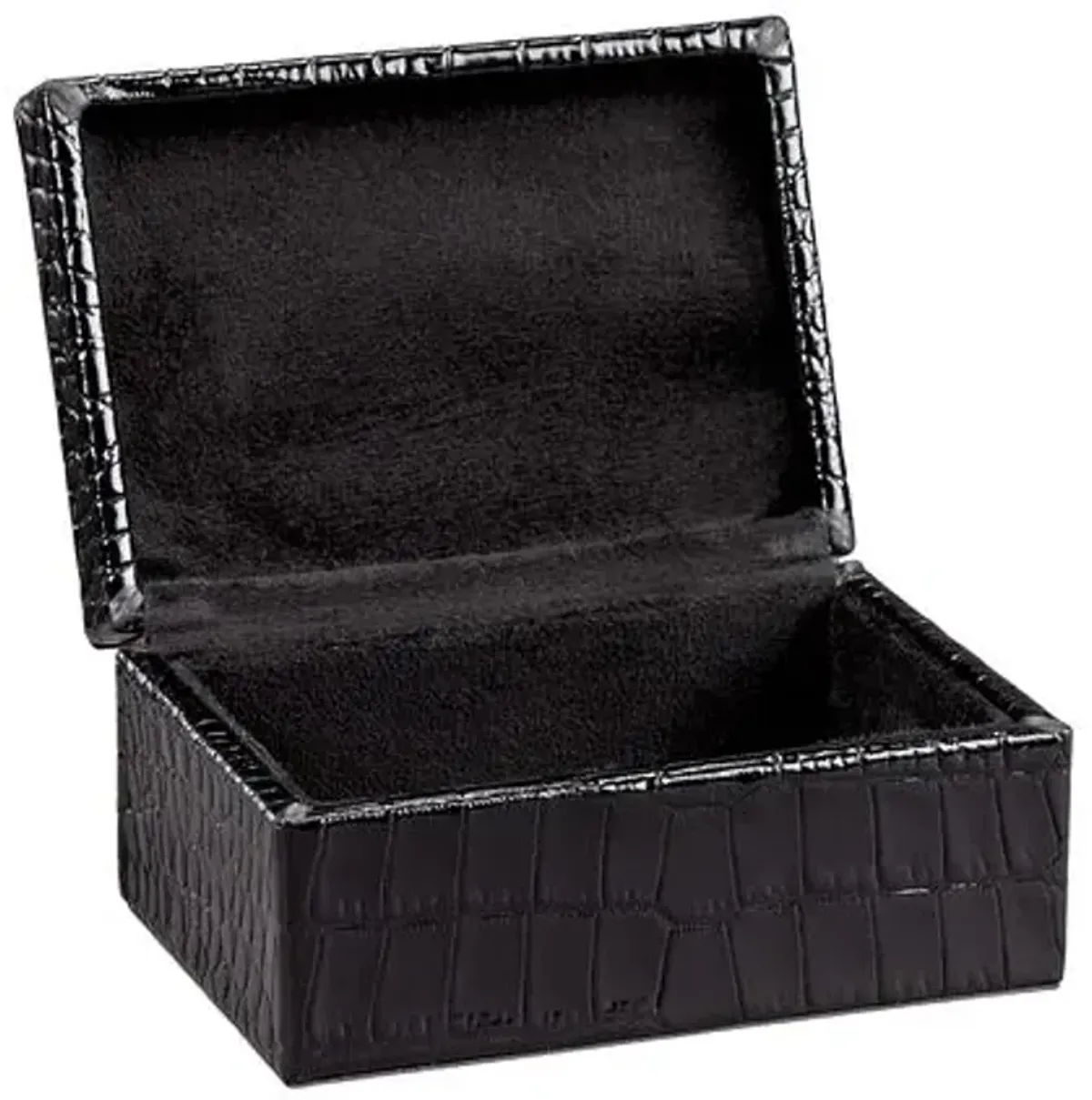 Decorative Leather Box - Black