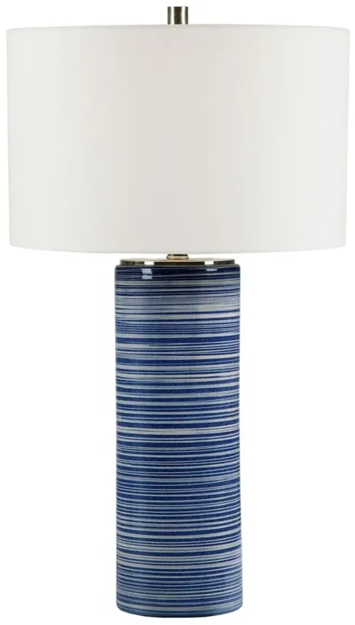 Jasperine Ceramic Table Lamp - Blue/White