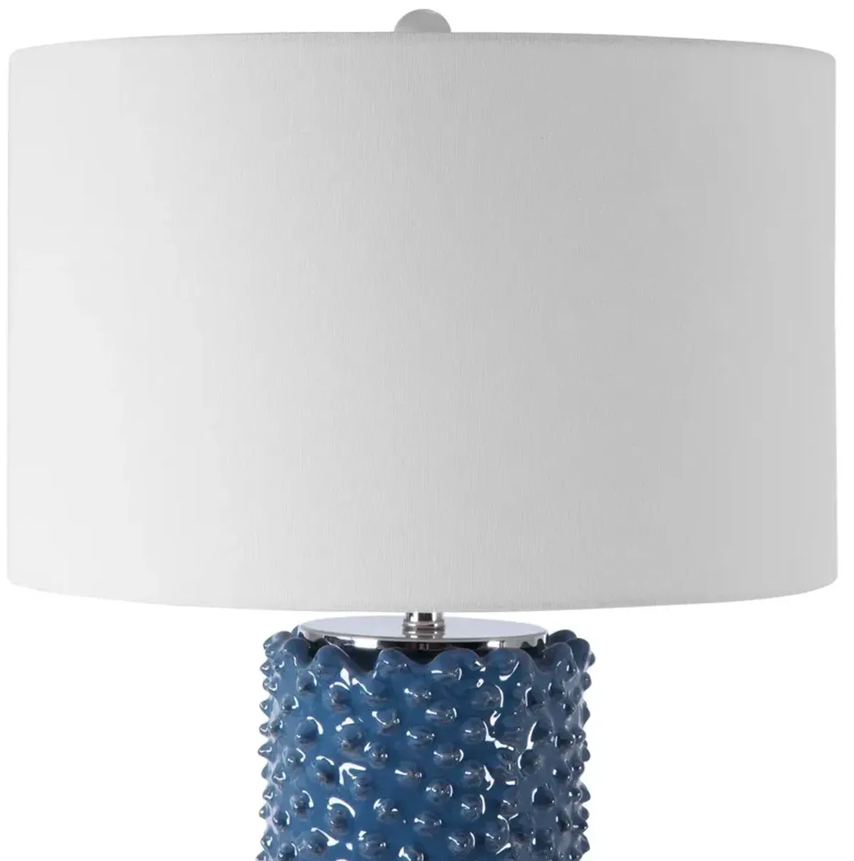 Hadrian Ceramic Table Lamp - Blue