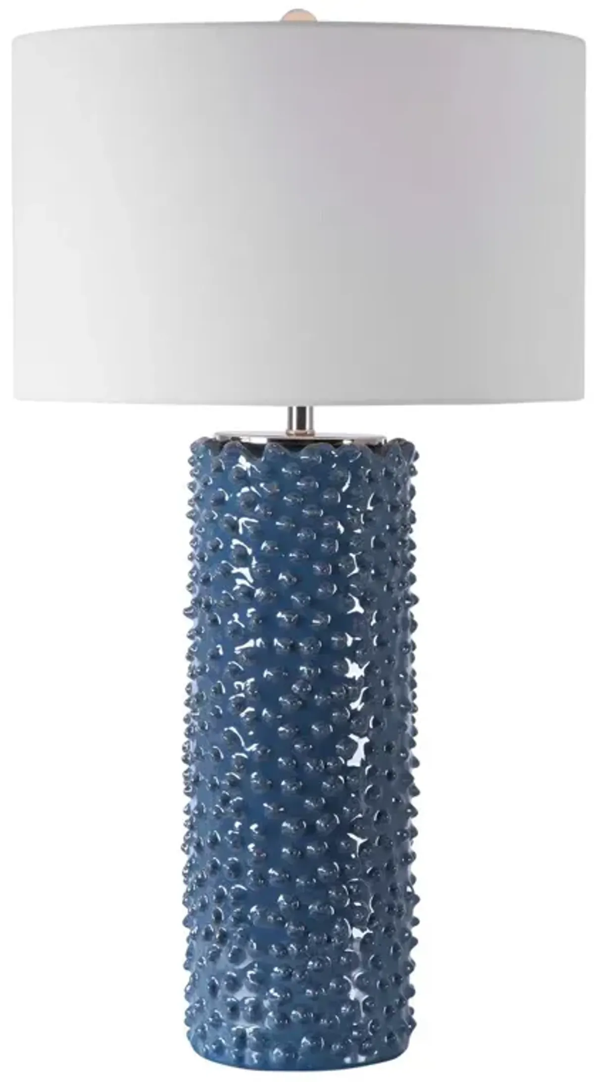 Hadrian Ceramic Table Lamp - Blue