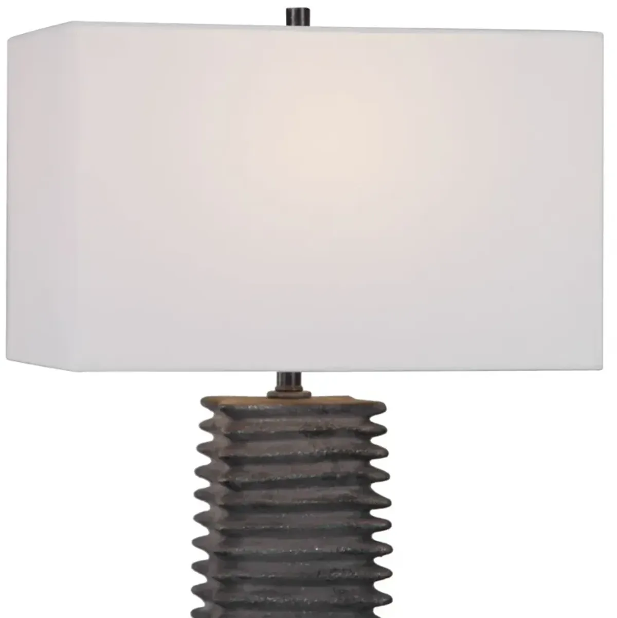 Giovanni Ceramic Table Lamp - Black/Gray