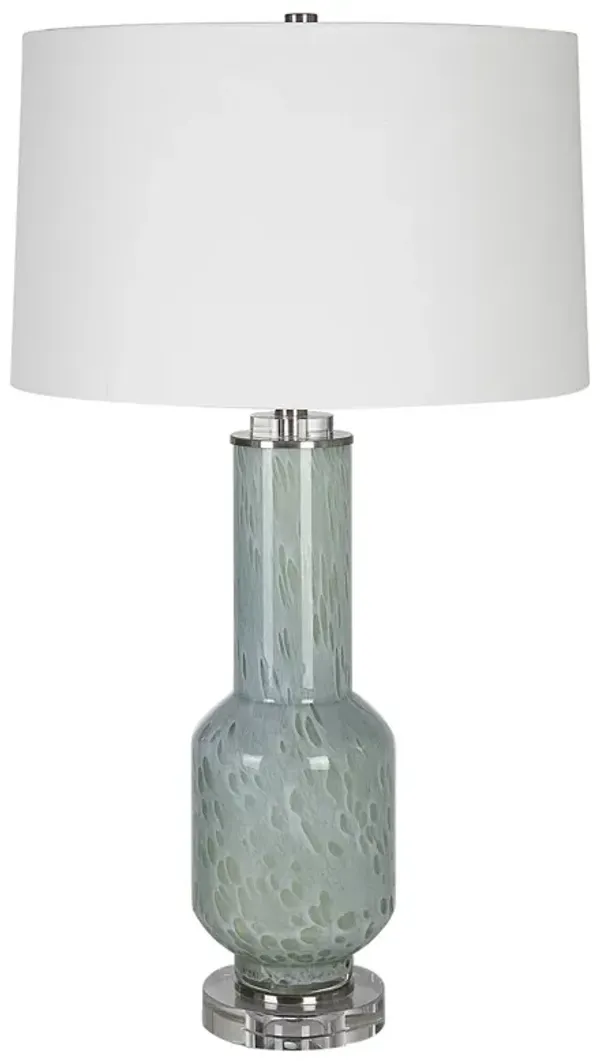 Marcello Glass Table Lamp - Blue/Gray
