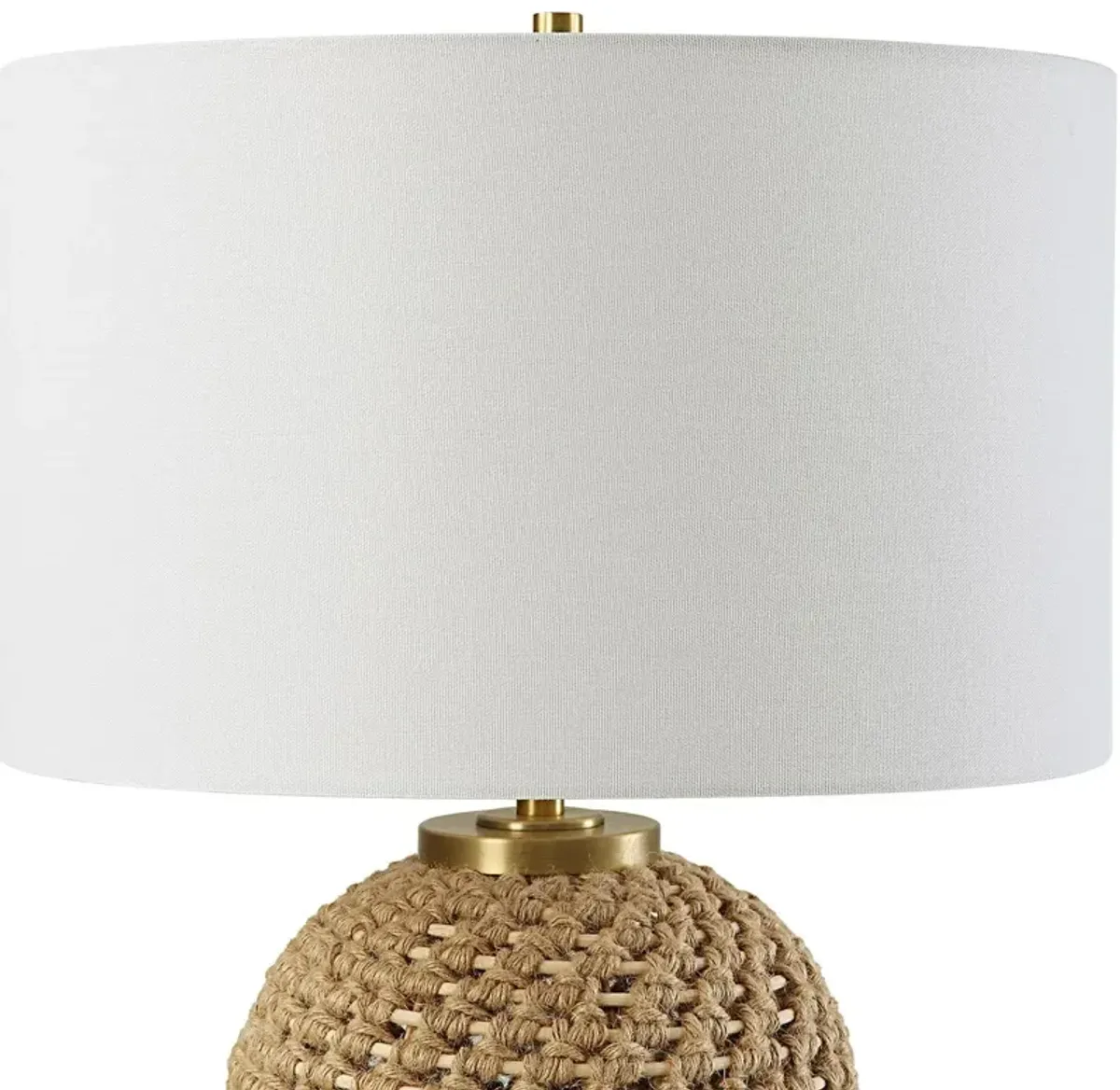 Zoya Rope Table Lamp - Natural - Brown
