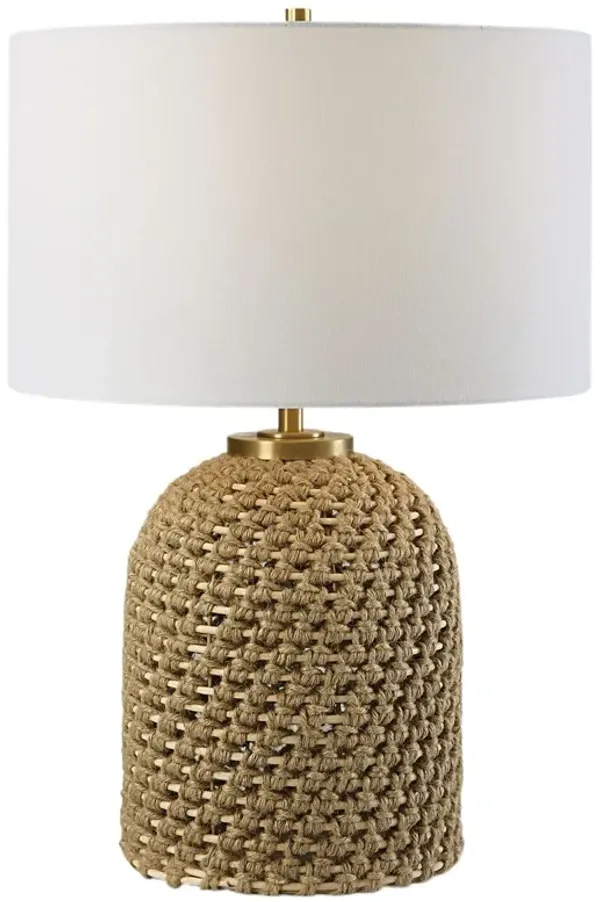Zoya Rope Table Lamp - Natural - Brown