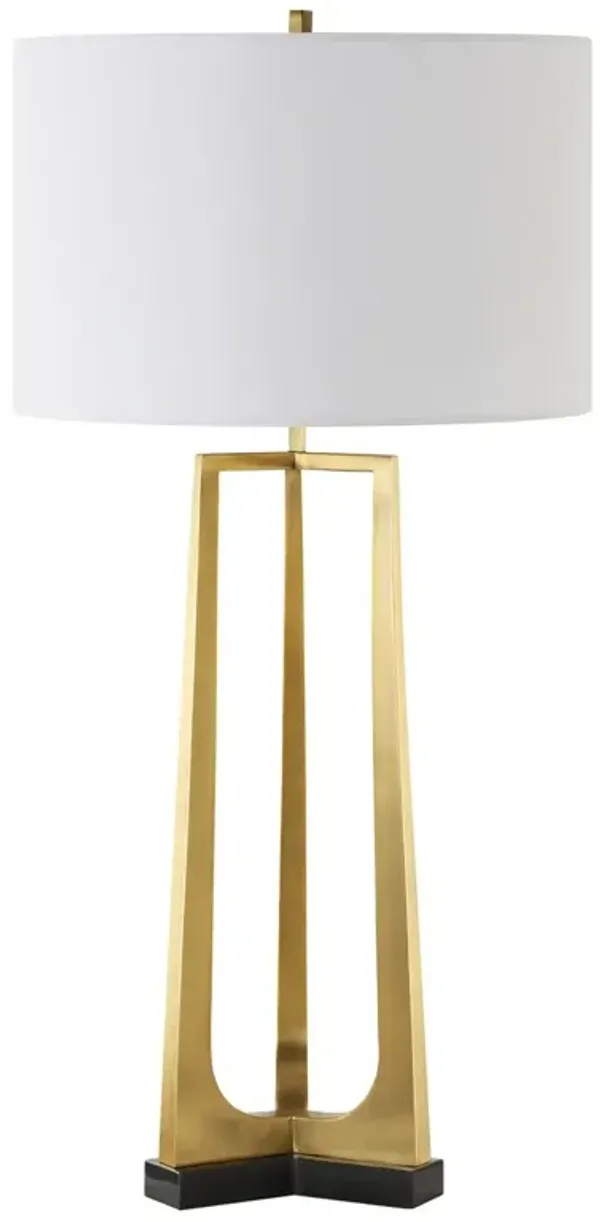 Damien Iron/Marble Table Lamp - Gold/Black