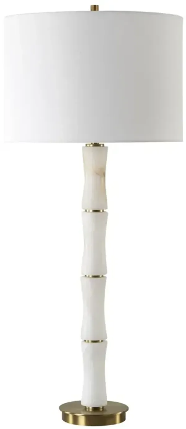 Jovienne Alabaster Table Lamp - White
