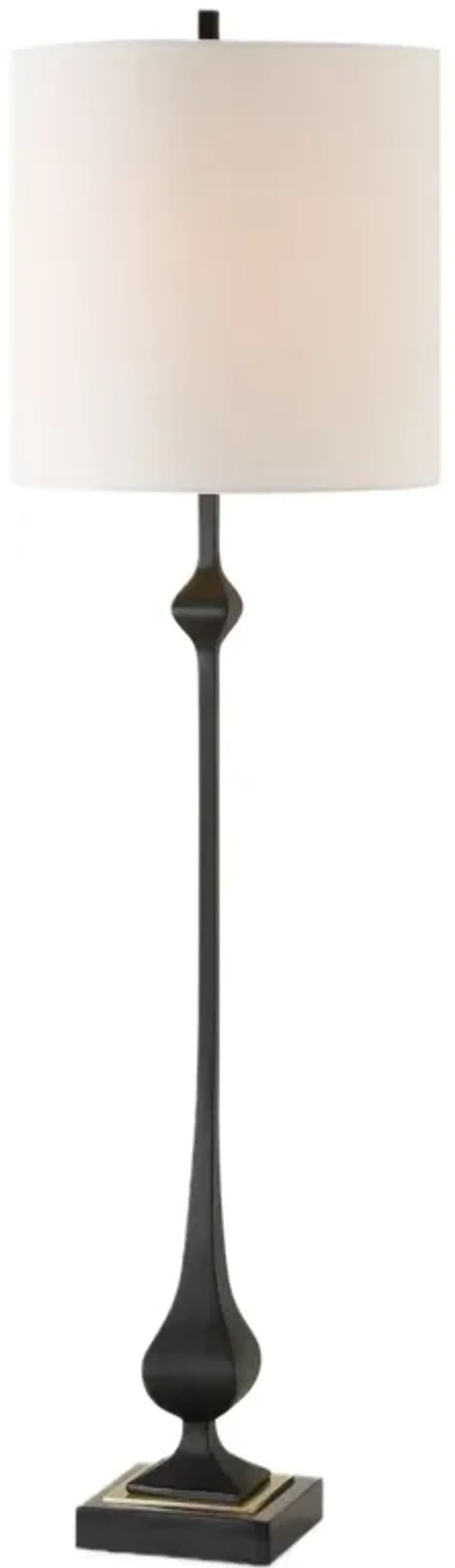 Karolina Marble Buffet Lamp - Black