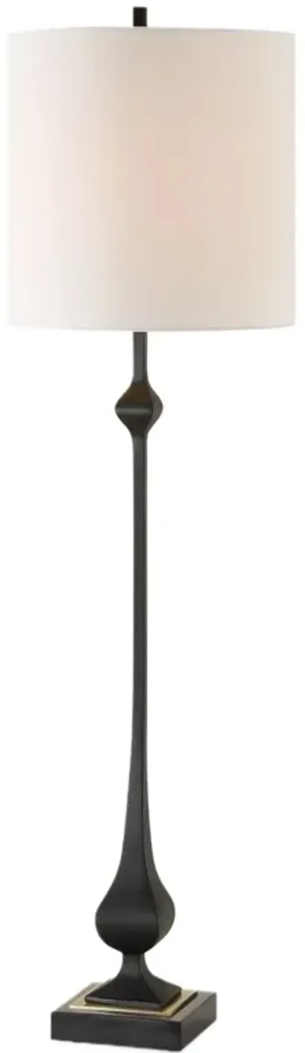 Karolina Marble Buffet Lamp - Black