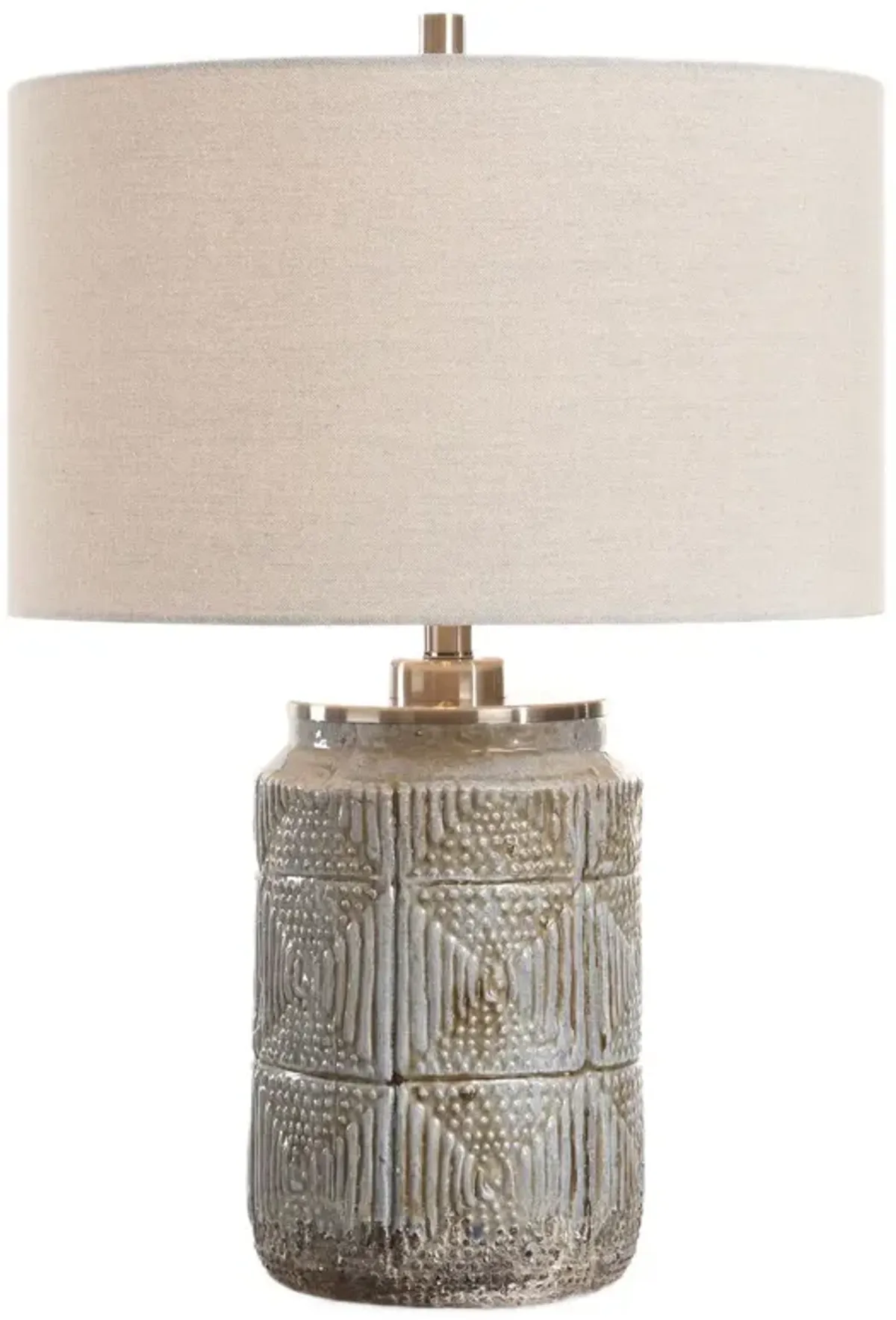 Dominic Ceramic Table Lamp - Blue/Gray