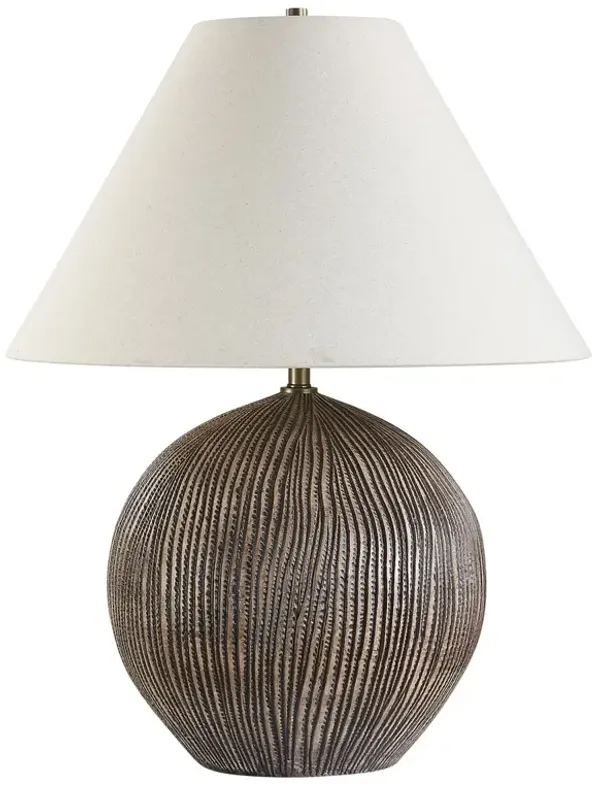 Pasquale Porcelain Table Lamp - Bronze/Brown
