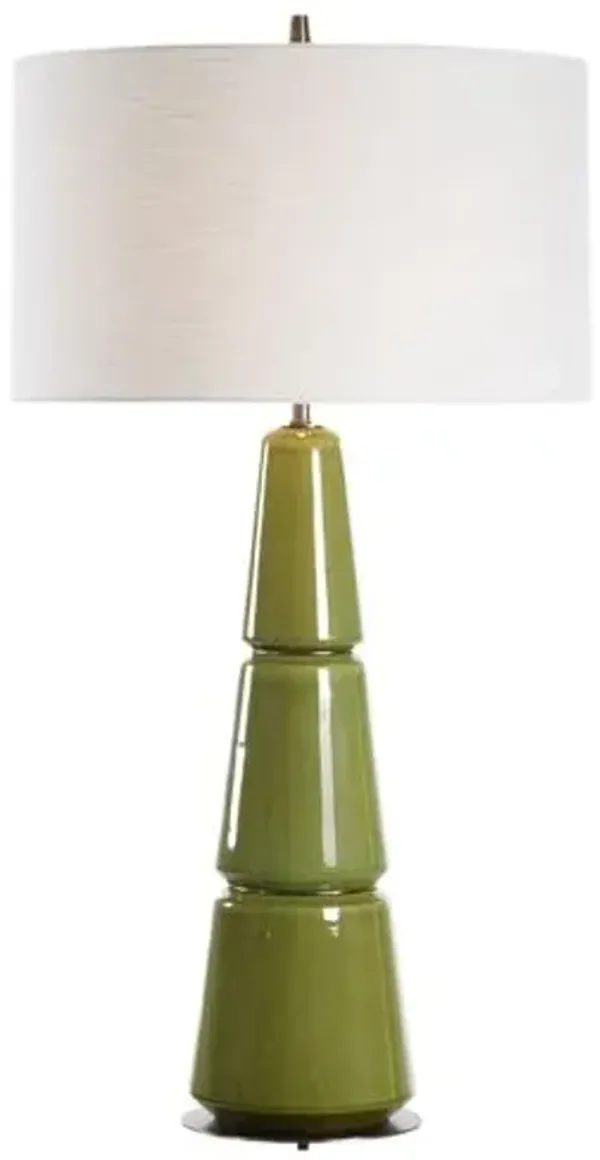 Katia Ceramic Table Lamp - Green