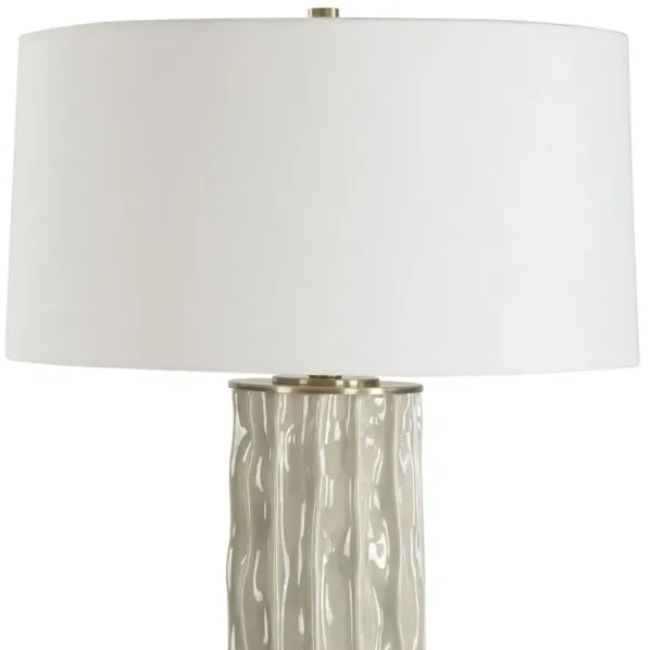 Kalliope Ceramic Table Lamp - Natural - Gray