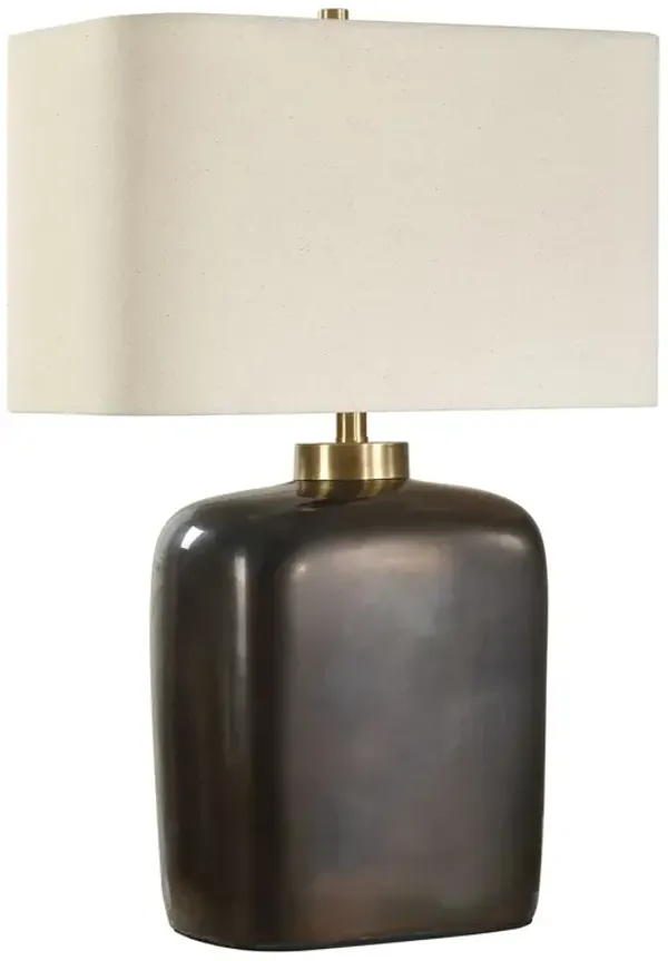 Nicolai Ceramic Table Lamp - Bronze - Brown