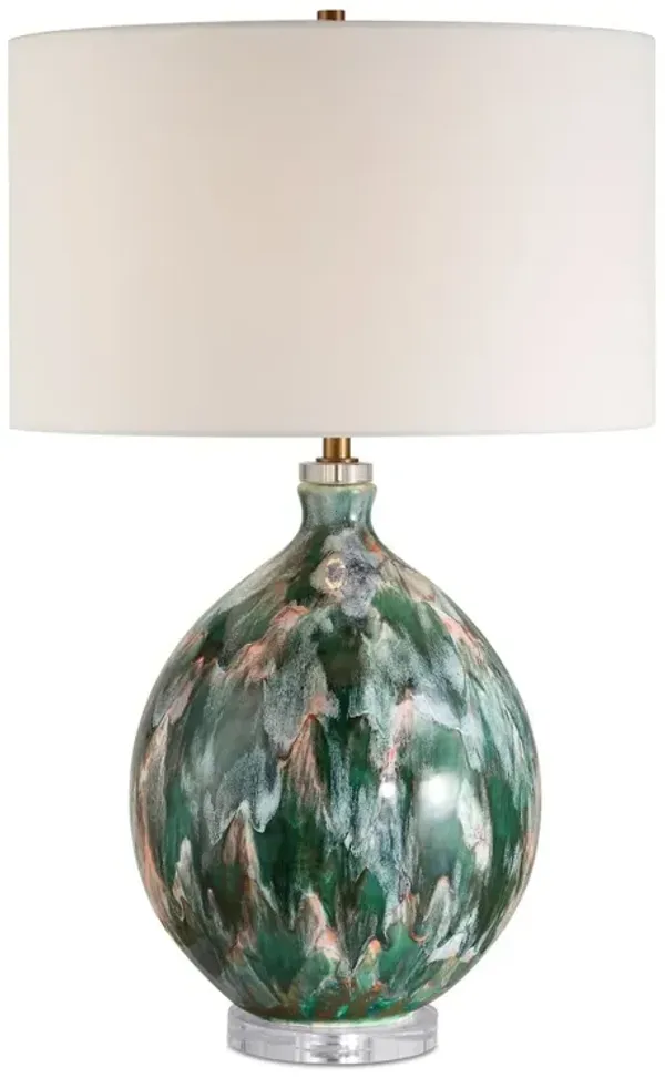 Sylvio Ceramic Table Lamp - Blue/Green - Multi