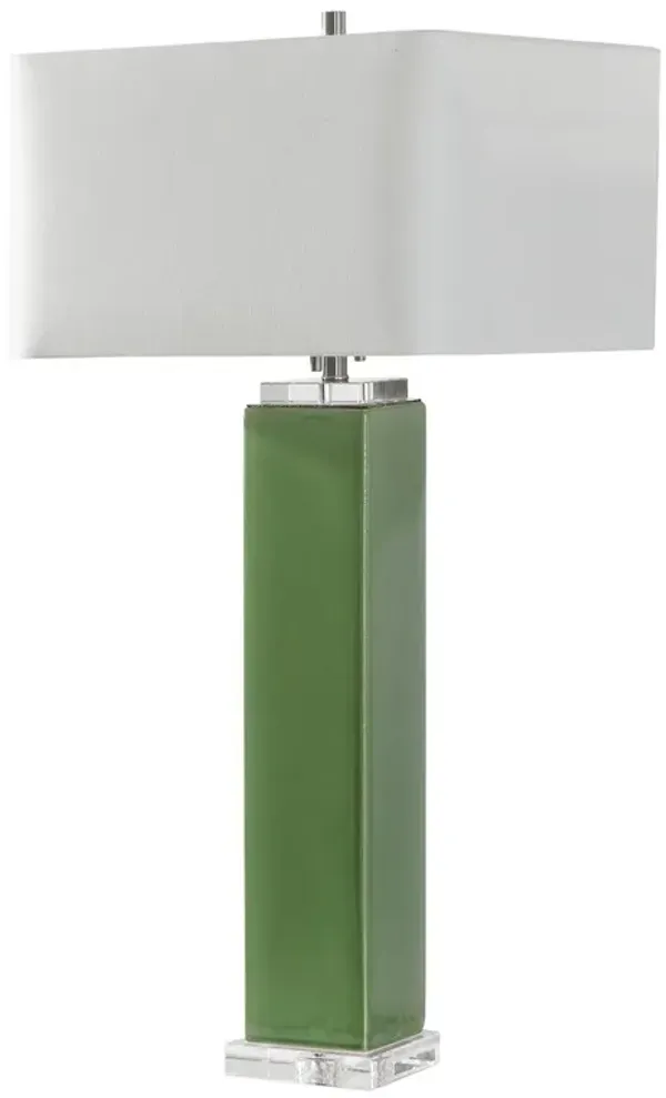 Ottilie Ceramic Table Lamp - Green