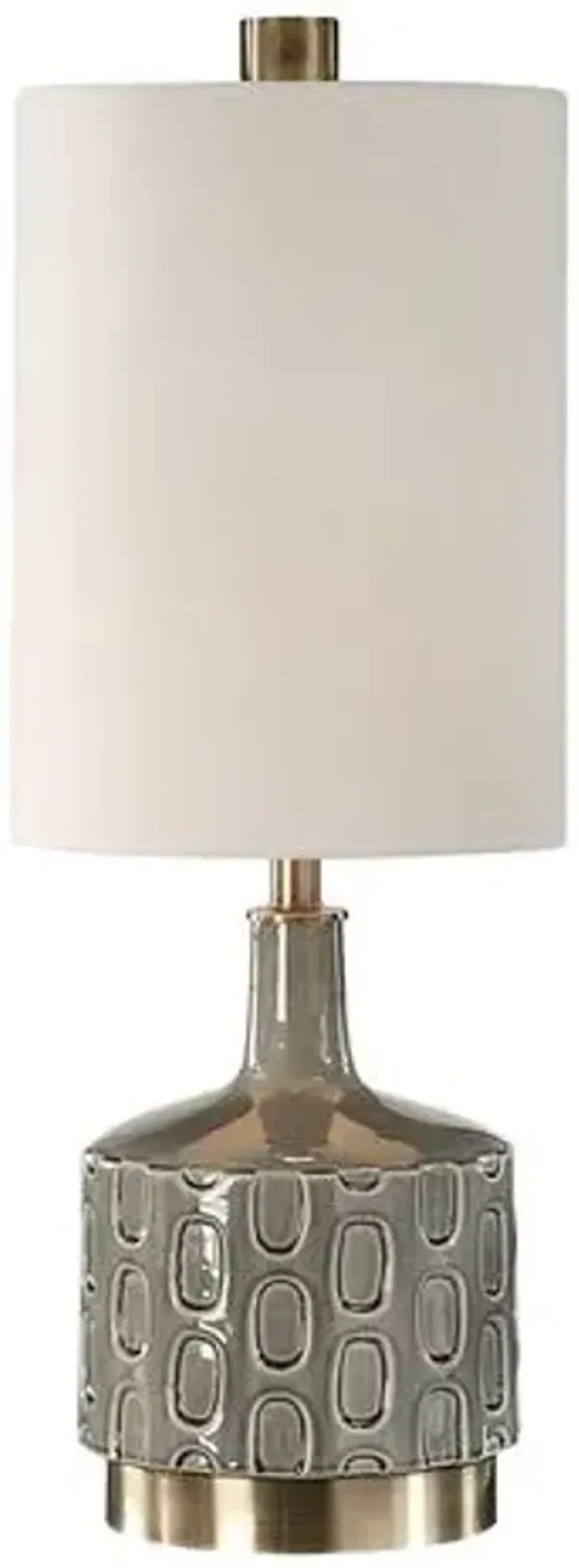 Stefan Ceramic Table Lamp - Gray