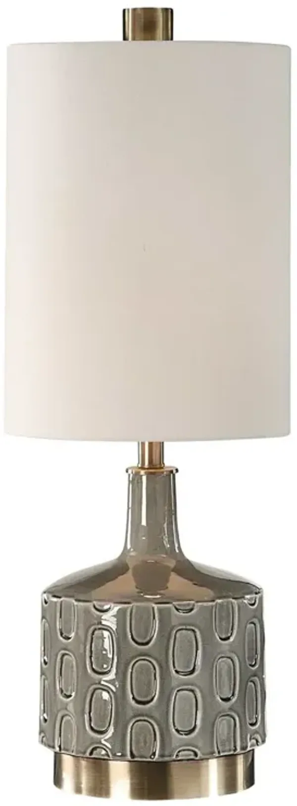 Stefan Ceramic Table Lamp - Gray