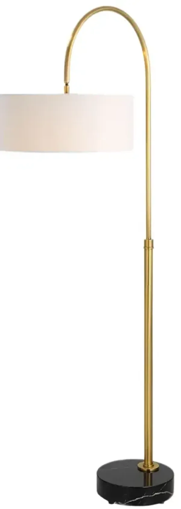 Livia Marble Floor Lamp - Brass/Gold