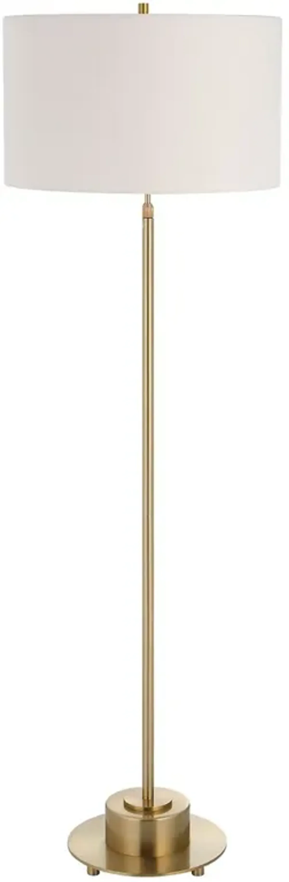 Giancarlo Adjustable Height Floor Lamp - Brass/Gold