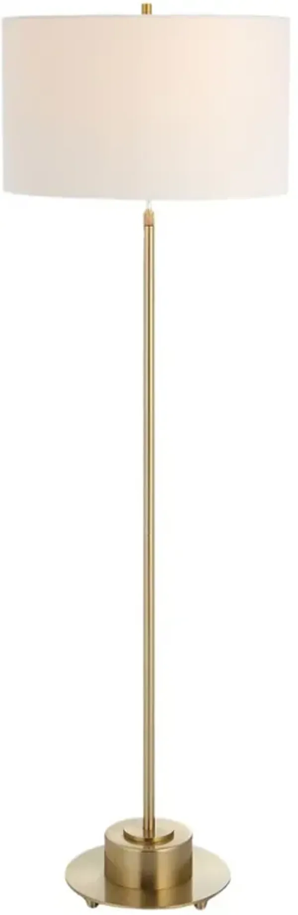 Giancarlo Adjustable Height Floor Lamp - Brass/Gold