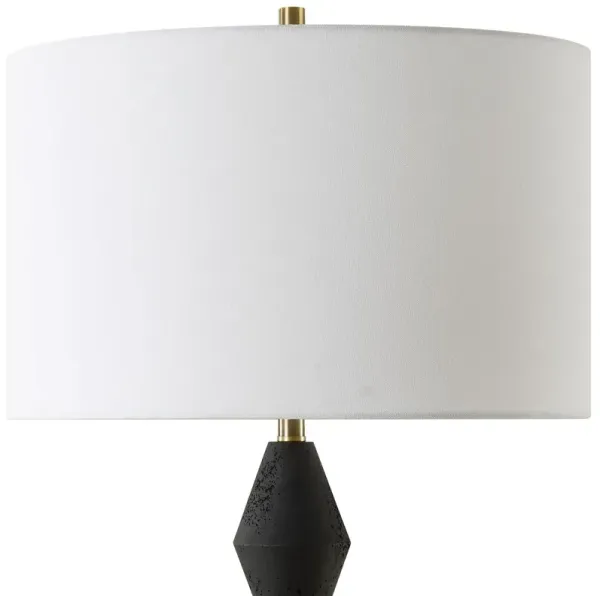 Lucero Table Lamp - Black/Brass