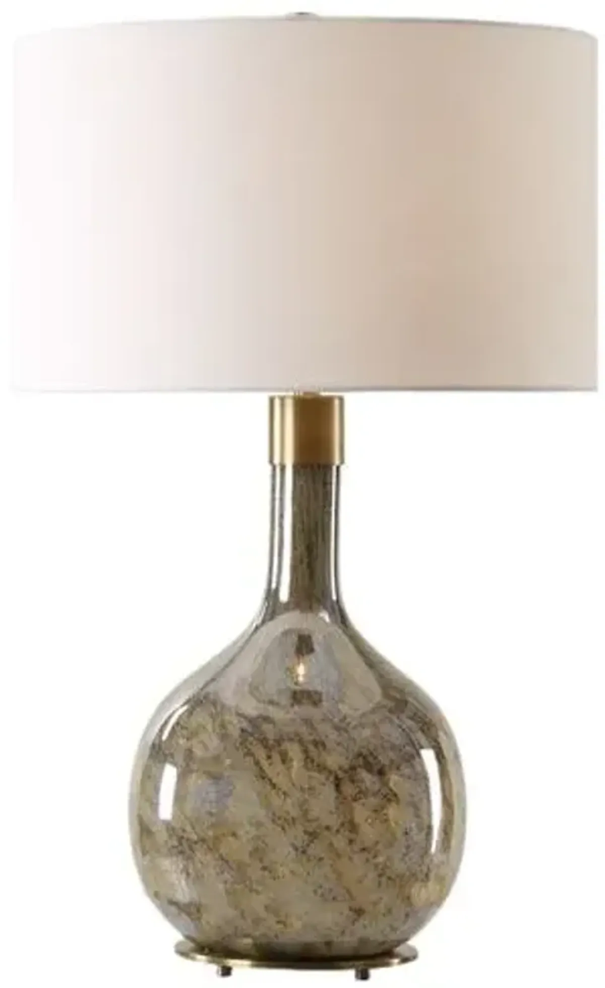 Giuseppe Glass Table Lamp - Brown/Gray