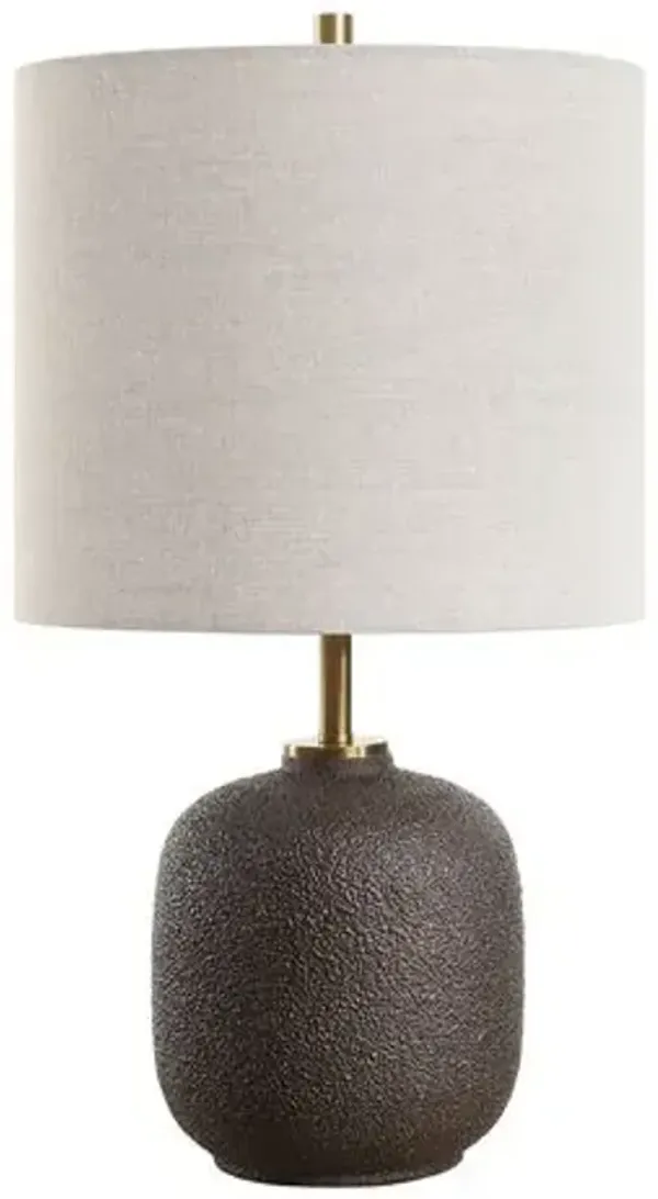 Margaux Ceramic Buffet Lamp - Black