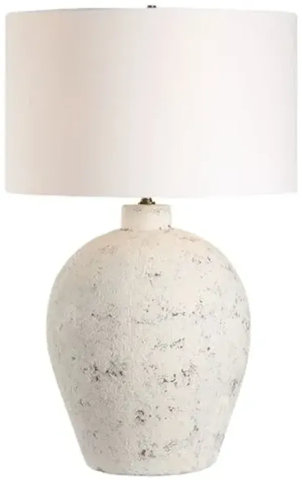 Irene Porcelain Table Lamp - White