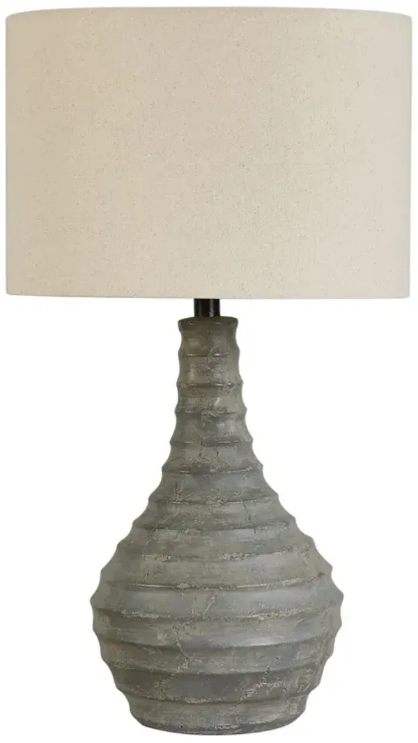 Cristiano Indoor/Outdoor Concrete Table Lamp - Gray