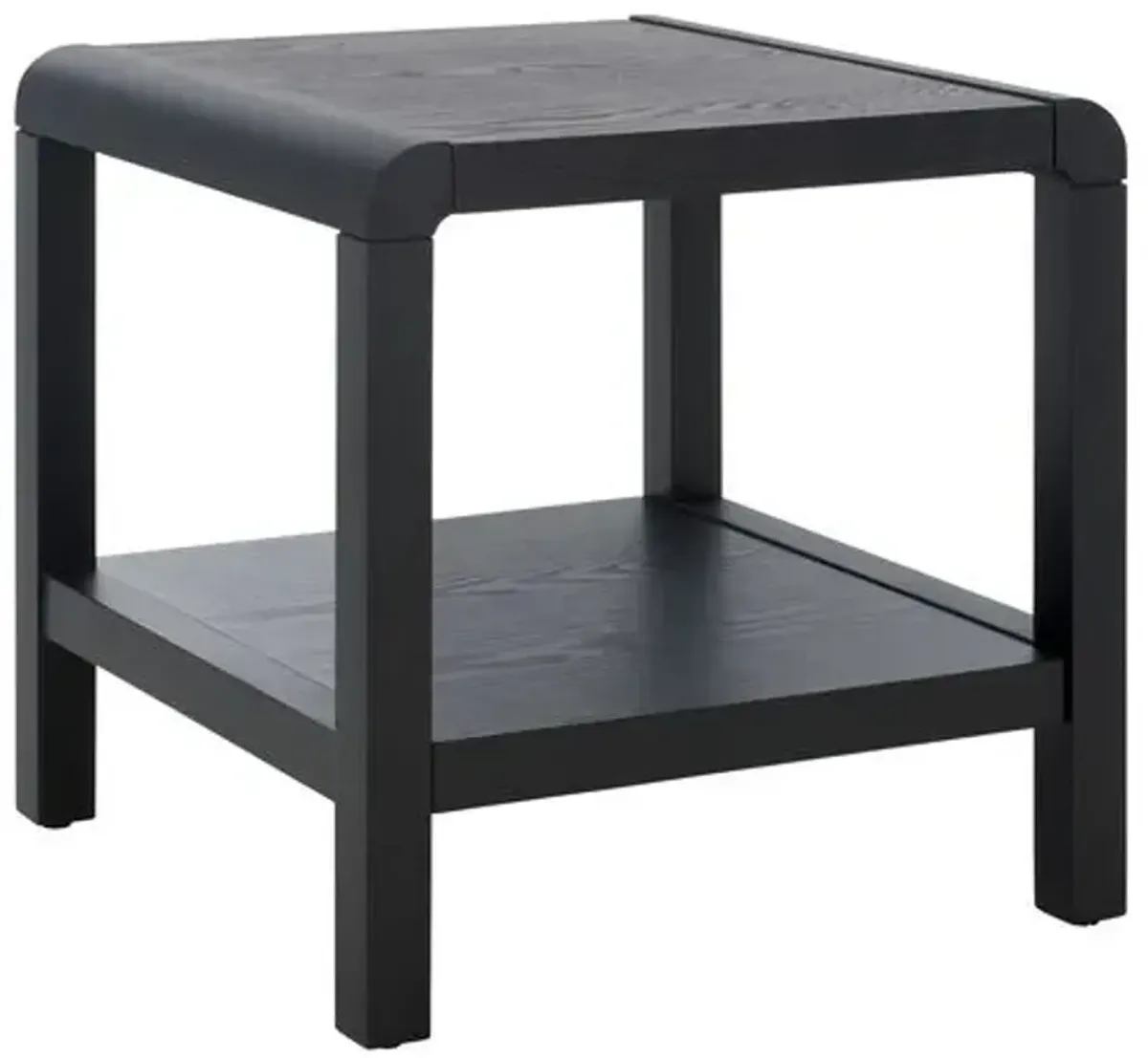 Morin Pine Side Table - Black