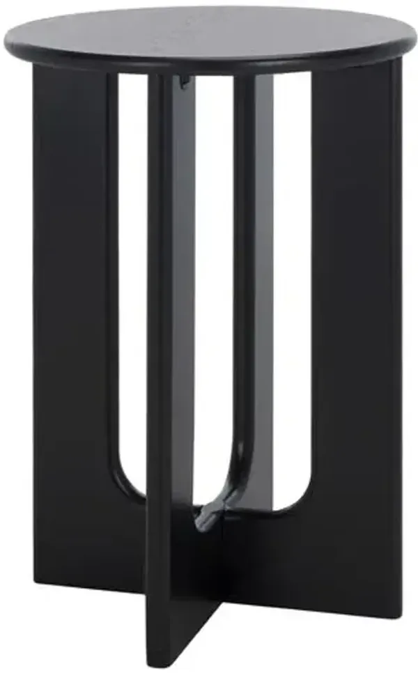 Abitha End Table - Black