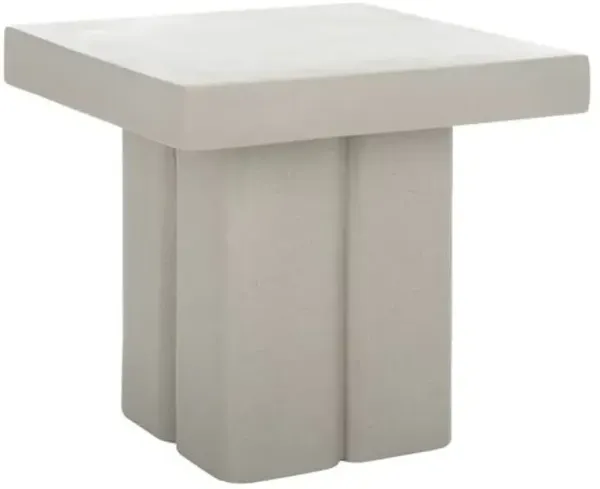 Pendry Square Accent Table - Gray - 17.9Hx19.7Wx19.7D in