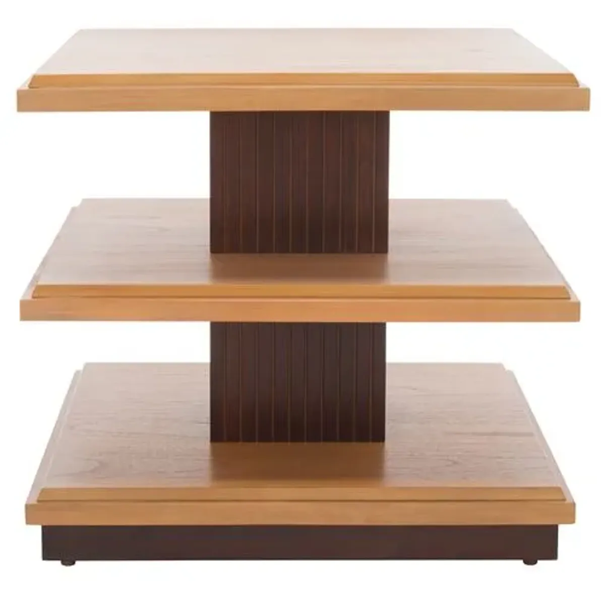 Emara 3-Tier Accent Table - Brown - 24Hx21Wx24D in