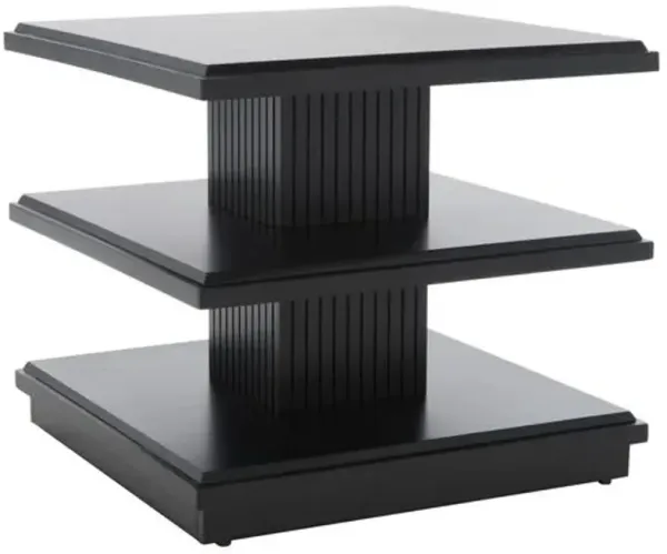Emara 3-Tier Accent Table - Black - 24Hx21Wx24D in