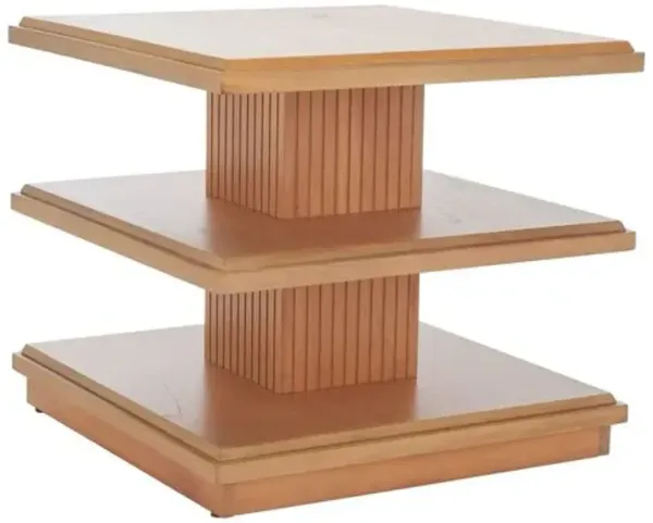 Emara 3-Tier Accent Table - Brown - 24Hx21Wx24D in