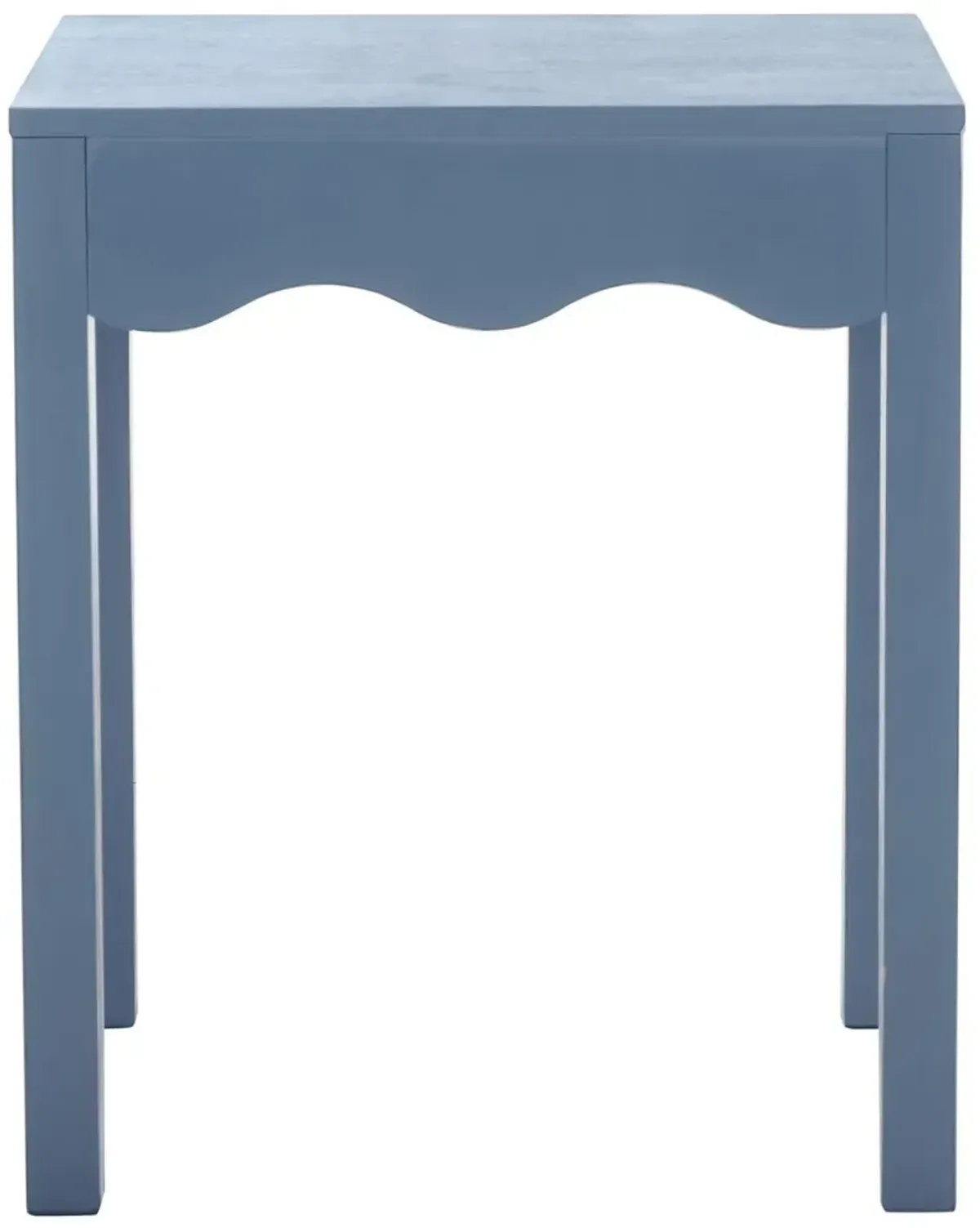 Anarais Square Wave Pine Accent Table