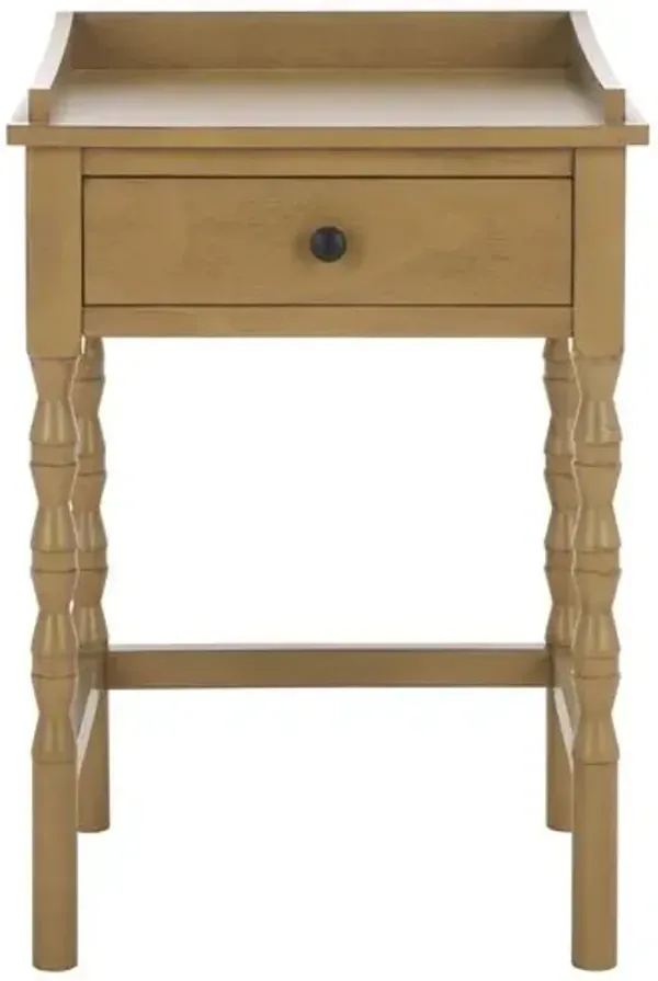 Meloraen 1-Drawer Accent Table - Brown - 28Hx18.9Wx15.7D in