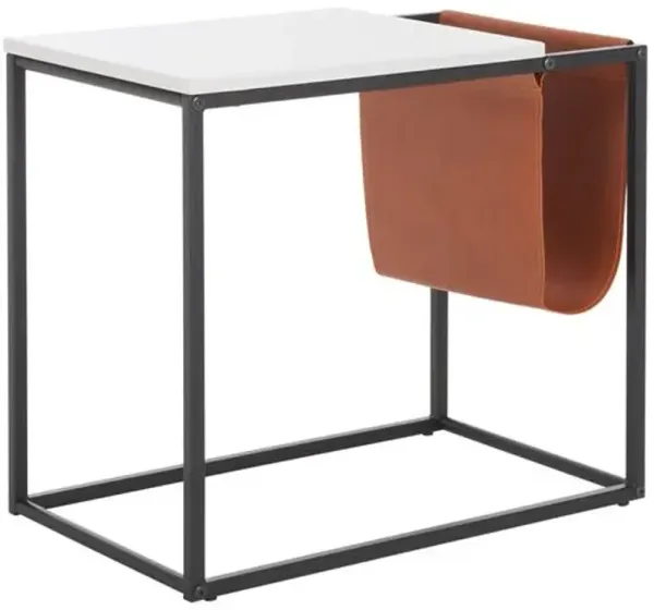 Zarissa Side Table - White